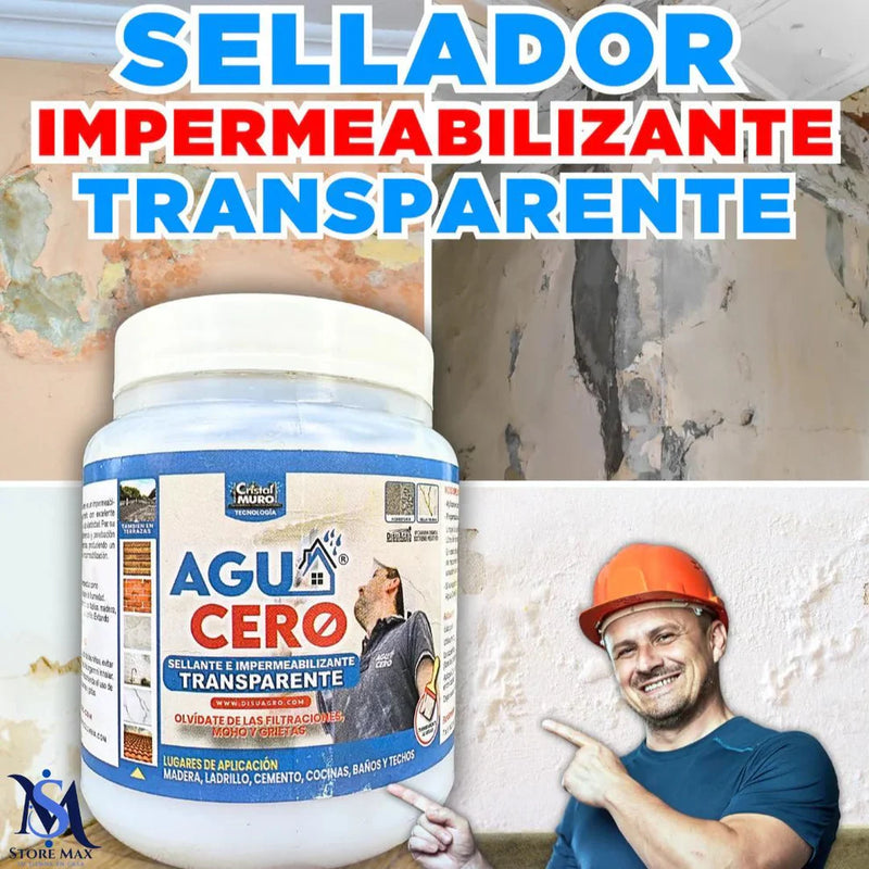 AGUA CERO PRO - Sellador Impermeabilizante Transparente -50% Off